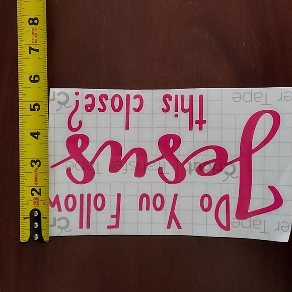 Large Vinyl Decal Pink - Picture 3 of 3